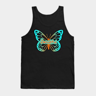 Vanishing Beautiful Butterfly Tank Top